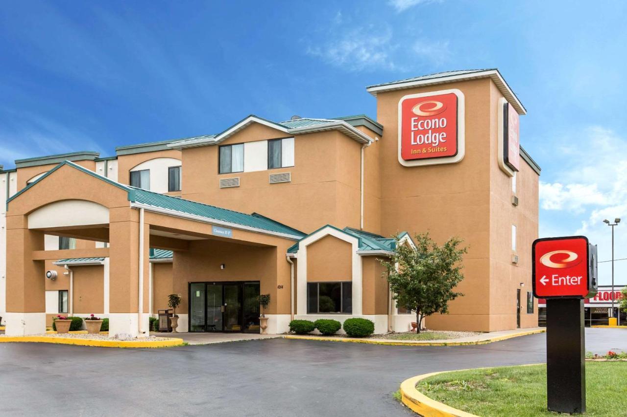 Econo Lodge Inn & Suites Peoria Illinois Exterior foto